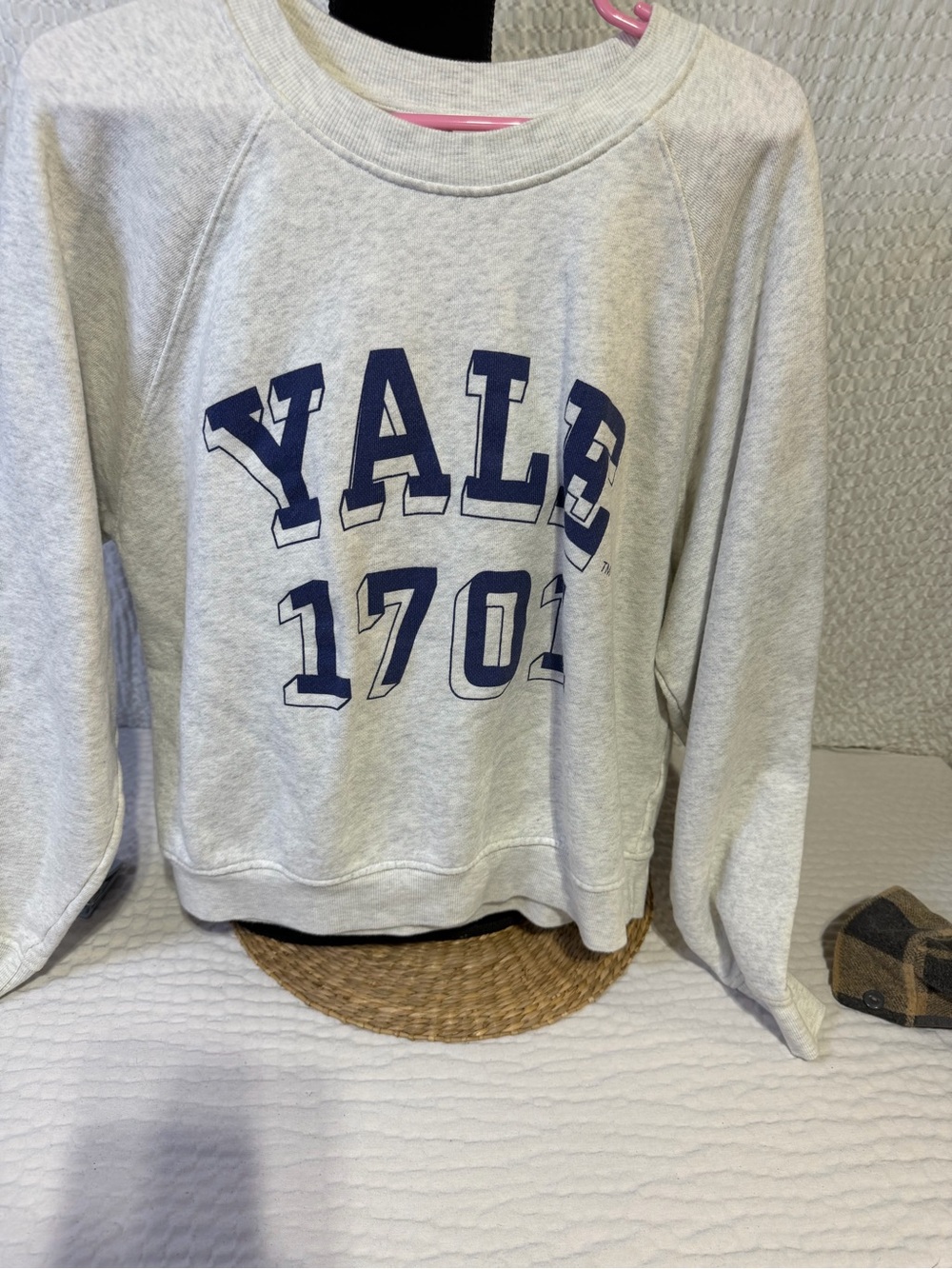 Divided Light Gray 'YALE 1701' Crewneck Sweatshirt